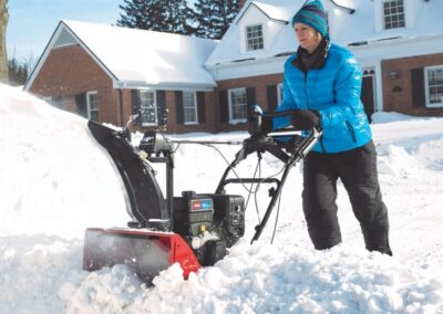 how to use a snowblower
