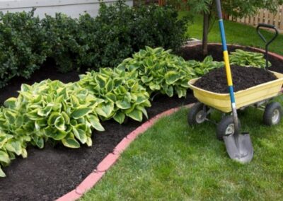 working with mulch for a better landscape